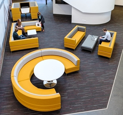 Breakout area - Yellow Booths